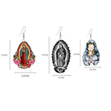 Virgin Mary Latin Earrings