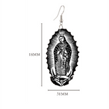 Virgin Mary Latin Earrings