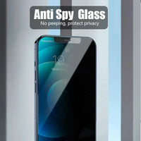 Anti-Spy Glass Screen Protector for iPhone 15/14/13/12/11 Pro Max/Mini/X/XS/XR/7 (1-2 Pack)