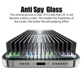 Anti-Spy Glass Screen Protector for iPhone 15/14/13/12/11 Pro Max/Mini/X/XS/XR/7 (1-2 Pack)