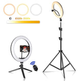 Dimmable LED Selfie Ring Light - 26cm/33cm Photography Fill Light