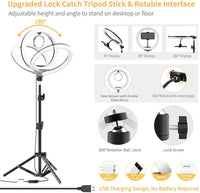 Dimmable LED Selfie Ring Light - 26cm/33cm Photography Fill Light