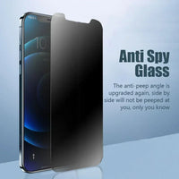 Anti-Spy Glass Screen Protector for iPhone 15/14/13/12/11 Pro Max/Mini/X/XS/XR/7 (1-2 Pack)