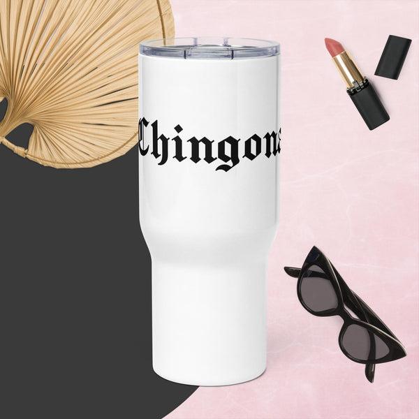 Travel mug with a handle Chingona