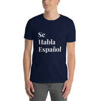 Camiseta de manga corta unisex Se Habla Español