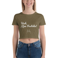 Camiseta corta para mujer uish que fastidio