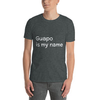 Camiseta de manga corta unisex guapo