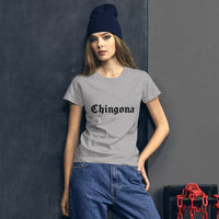 Camiseta de manga corta para mujer chingona