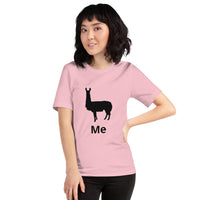 Camiseta de manga corta unisex llama me